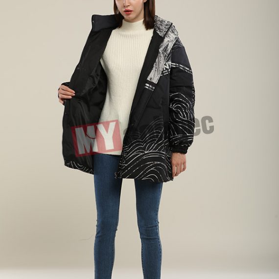 hooded down jacket warmest winter coats for women