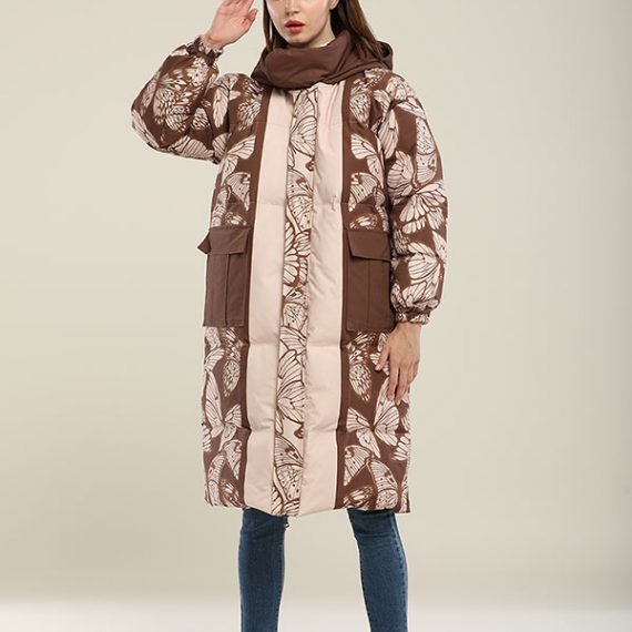 womens long winter coats long down jacket
