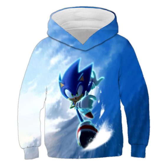 child Kids sonic the hedgehog hoodie sweatshirt sweater 3D style