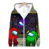 2020 Hot New Among us kids zipper hoodie sweatshirt sweater