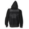 black adult zipper sweatshirt punisher skull hoodie