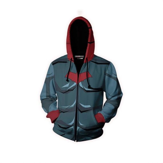 batman zipper hoodie 3D printing sweatshirt for men