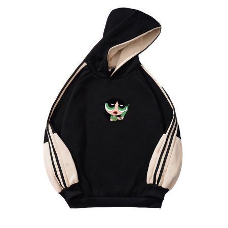 3D anime pullover sweatshirt the powerpuff girls hoodie for adult