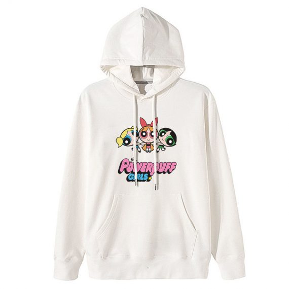 pink powerpuff girl hoodie 3D printing animec sweatshirt