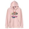 pink powerpuff girl hoodie 3D printing animec sweatshirt