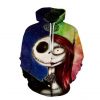 nightmare before christmas hoodie jack and sally sweatshirt