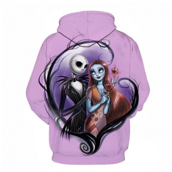 nightmare before christmas hoodie jack and sally sweatshirt