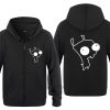 anime invader zim gir hoodie unisex black sweatshirt