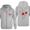 unisex adult gir hoodie anime invader zim sweatshirt