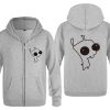 unisex adult gir hoodie anime invader zim sweatshirt