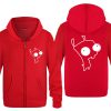 anime invader zim sweatshirt adult red gir hoodie