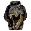 dinosaur hoodie mens adult 3d t rex sweatshirt