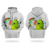 3D printing adult and childrens dinosaur hoodies pullover cute sweatshirt