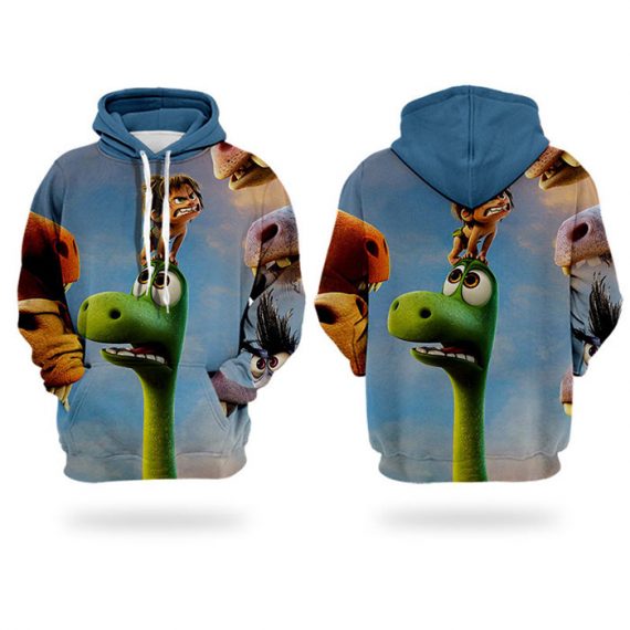 unisex cute dinosaur hoodie adult kids dino sweatshirt
