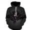 adult pullover sweatshirt black venom hoodie for men