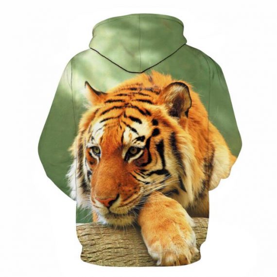 3D printing cute tiger pullover hoodie adult sweatshirt