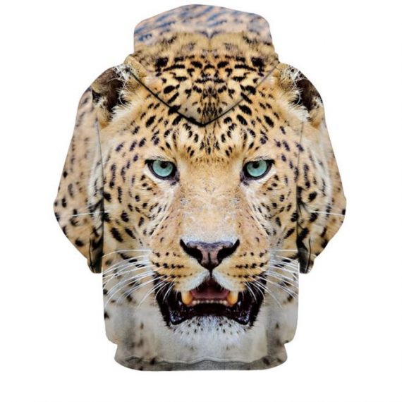 tiger print pullover hoodies for men 3D style sweatshirt