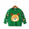 kids red ugly christmas rudolph sweater