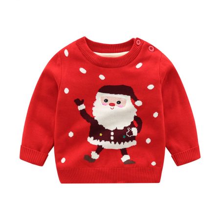 kids santa claus ugly christmas sweater