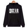 unisex adult black sweatshirt star labs hoodie