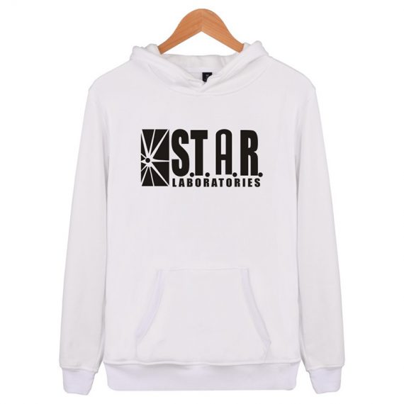 unisex adult black sweatshirt star labs hoodie