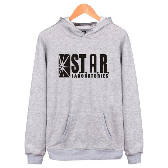 unisex adult black sweatshirt star labs hoodie