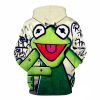 printing pullover sweatshirt adult cute frog hoodie
