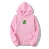 black and pink frog hoodies 3D style anime sweatshirt