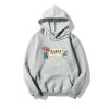 Solid color unisex printing rugrats hoodie adult pullover sweatshirt