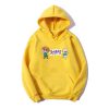 Solid color unisex printing rugrats hoodie adult pullover sweatshirt
