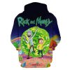 3D printing adult and kids pullover hoodie rick and morty sweatshirt