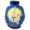 3D printing adult and kids pullover hoodie rick and morty sweatshirt