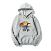 unisex printing adult pullover sweatshirt solid color rugrats hoodie 3D style