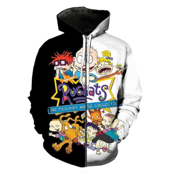 unisex pullover sweatshirt adult rugrats hoodie suit