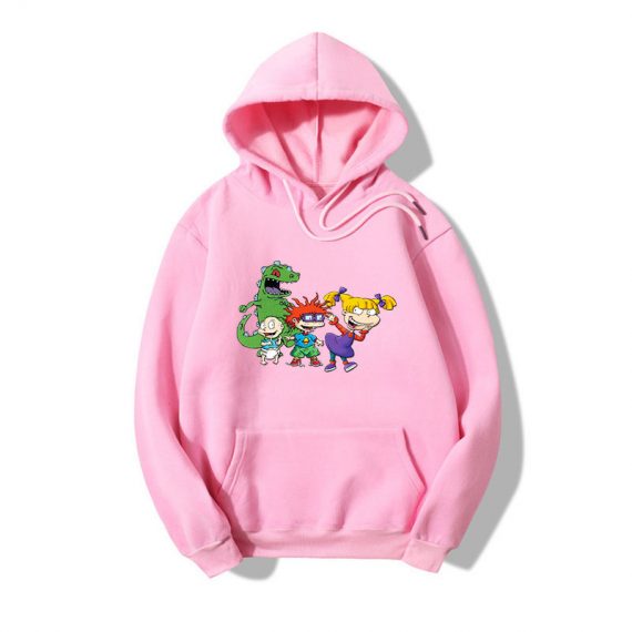 adult pullover sweatshirt unisex printing rugrats hoodie