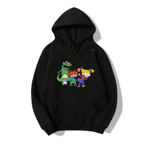 adult pullover sweatshirt unisex printing rugrats hoodie