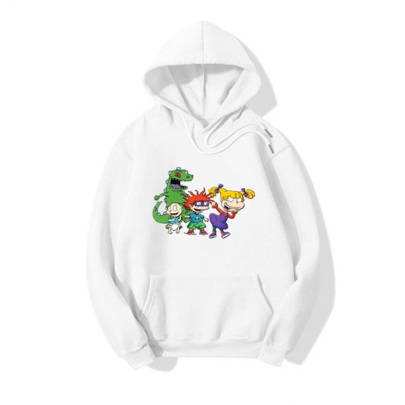 adult pullover sweatshirt unisex printing rugrats hoodie