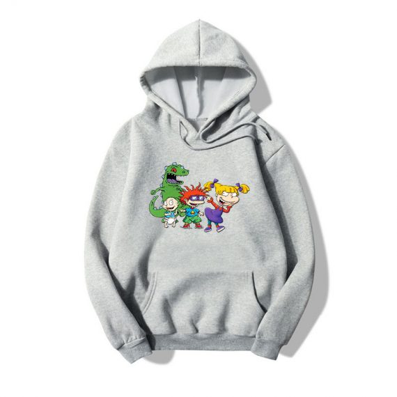 adult pullover sweatshirt unisex printing rugrats hoodie