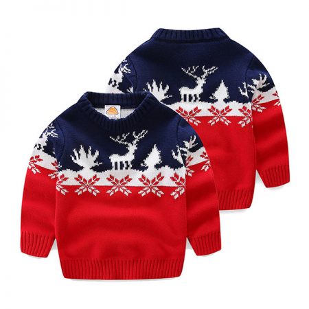 kids ugly christmas sweater pullover for girls and boys