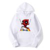 adult unisex deadpool hoodie cute sweatshirt