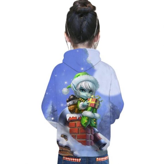 kids sweatshirt christmas elf hoodies for girls