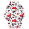 unisex christmas sweatshirt skull hoodie for girls and boys