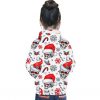 unisex christmas sweatshirt skull hoodie for girls and boys
