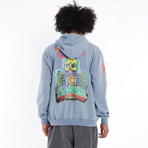 skeleton sweatshirt printing hoodies for men