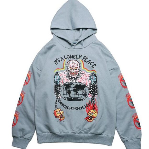 skeleton sweatshirt printing hoodies for men