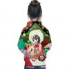 3D anime printing christmas hoodie for girls
