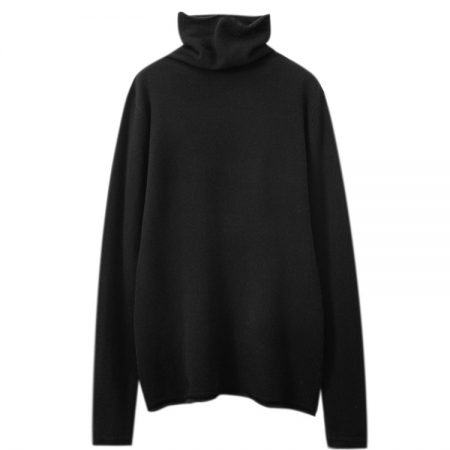solid color women's woolen pullover turtleneck sweater