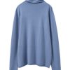 solid color womens turtleneck sweater wool pullover