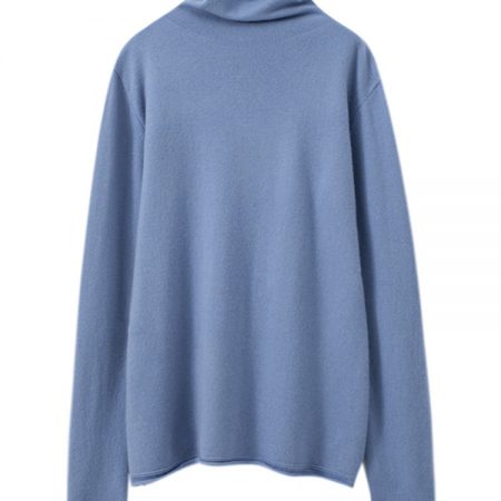 solid color womens turtleneck sweater wool pullover