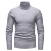 solid color red turtleneck mens